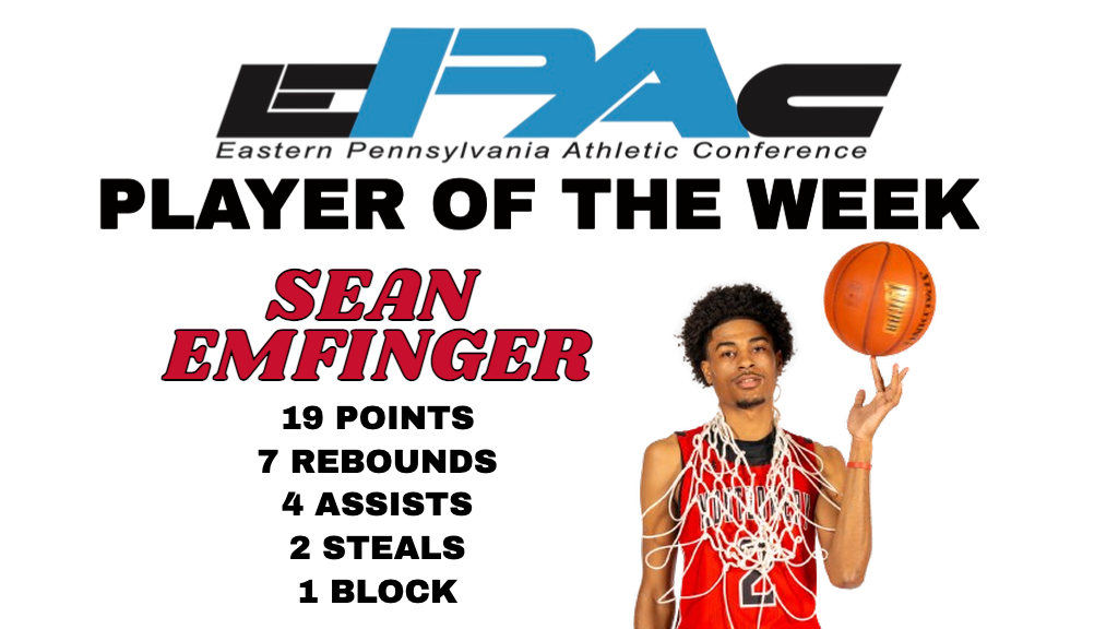SEAN EMFINGER NAMED EPAC PLAYER OF THE WEEK