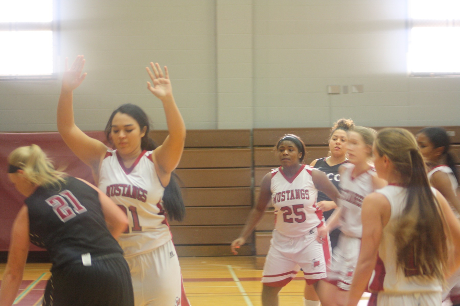 Women's Basketball: Mustangs Lose to Hawks