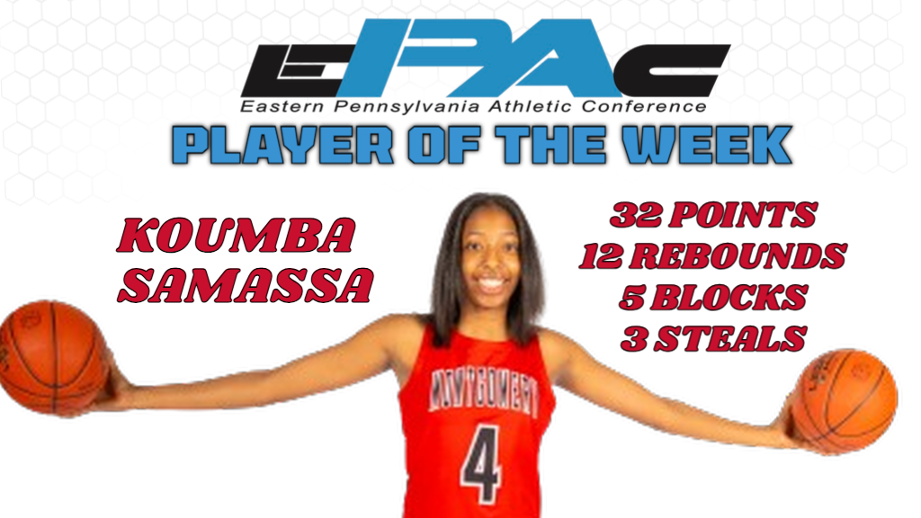 KOUMBA SAMASSA NAMED PLAYER OF THE WEEK.