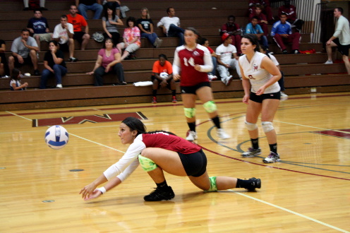 Mustangs Defeat Panthers in Four Set Match